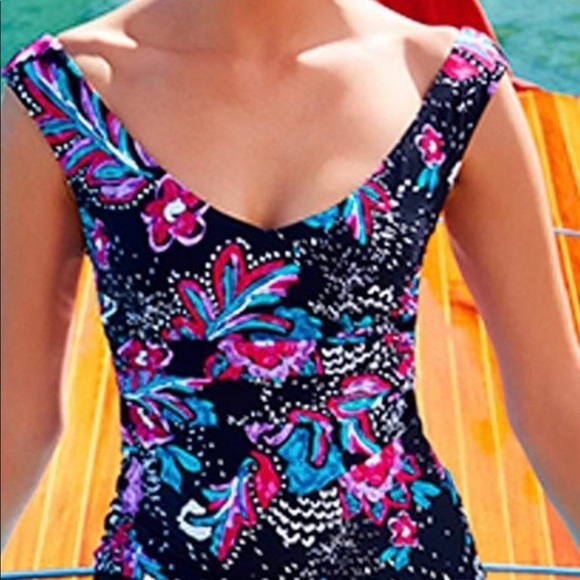Anne Cole‎ That’s a Wrap Off the Shoulder Tankini - Picture 1 of 8